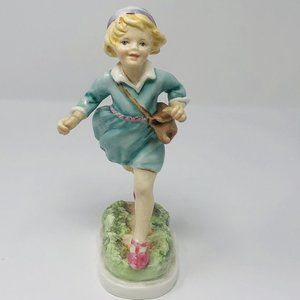 Royal Worcester Thursday's Child Figurine 3522 From England By Freda Doughty